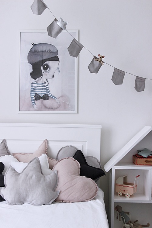 Pute hvit stjerne av lin, Cotton&Sweets - Bilde 8
