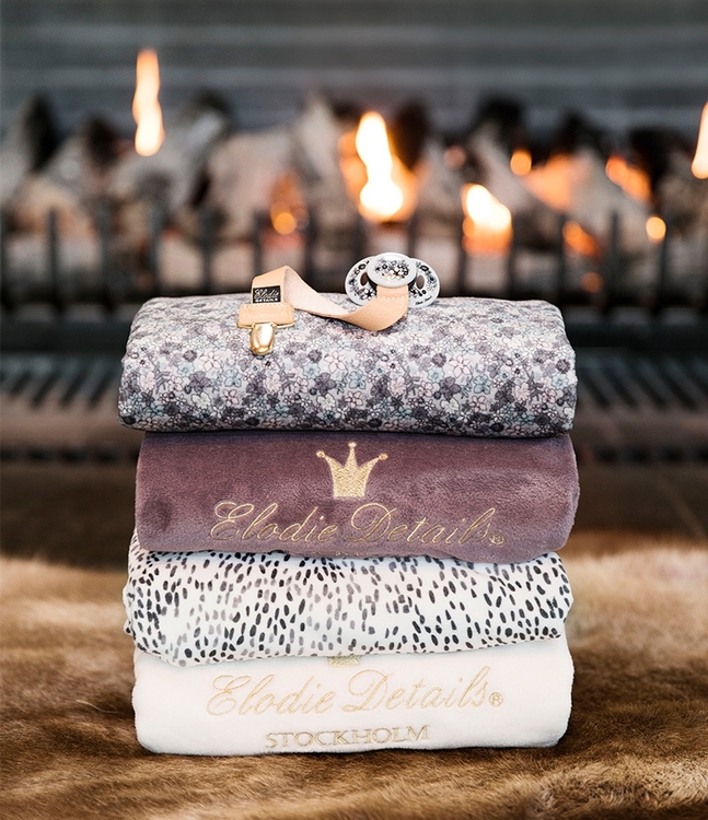 Perlesamtsfilt - Plum Love, Elodie Details - Bilde 2