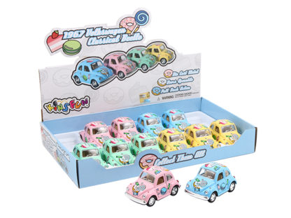 Lekebil stor Volkswagen Classic Beetle candy blå - Bilde 4