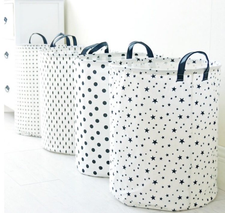 Stor oppbevaringskorg geometric - Bilde 3