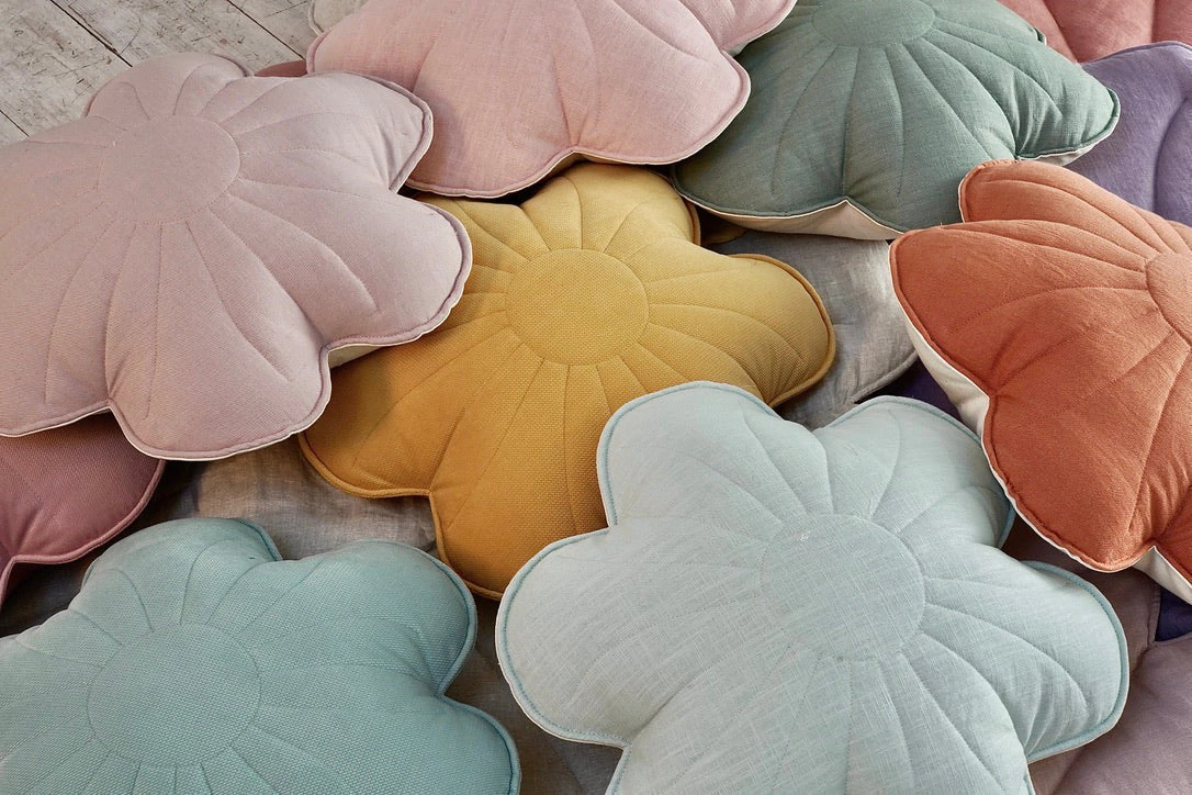 Moi Mili, pute i lin, Bloom Coral Pink - Bilde 6