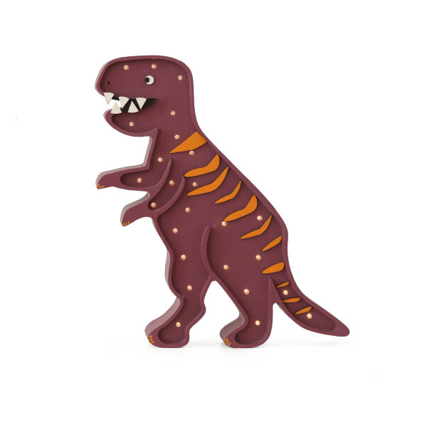 Little Lights, Nattlampe til barnerommet, Dino Rex Maroon