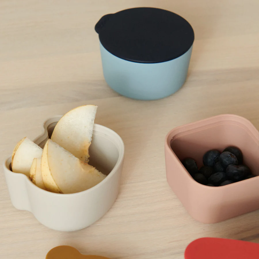 Liewood, Toto 4-pack snackskåler i silikon, Blue multi mix - Bilde 2