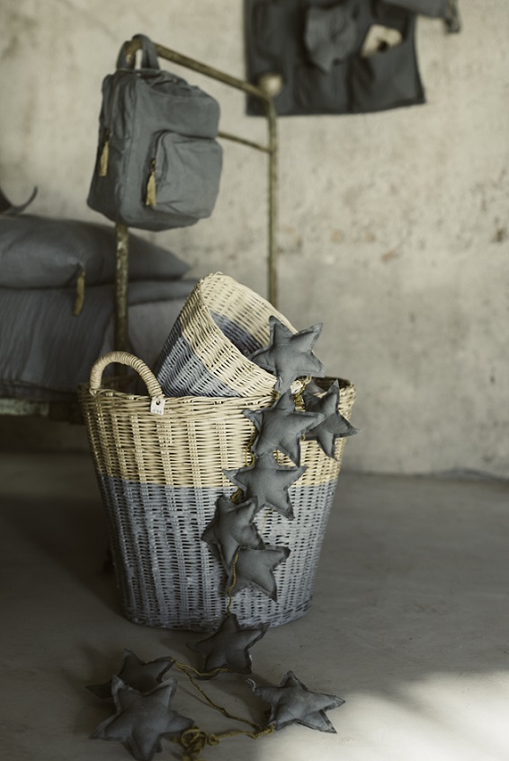 Numero 74, vimpel til barnerommet, Mini Star Silver Grey - Bilde 3