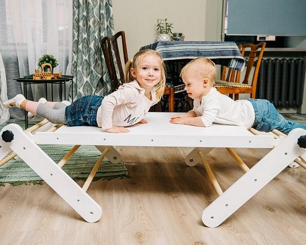 Klatreutstyr til barnerommet, hvit