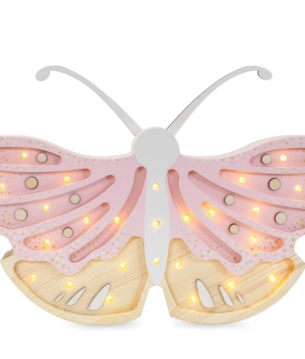 Little Lights, Nattlampe til barnerommet, Sommerfugl Strawberry cream
