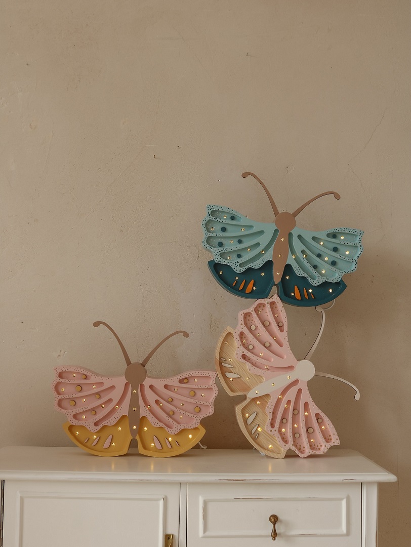 Little Lights, Nattlampe til barnerommet, Sommerfugl Daisy Blue - Bilde 9