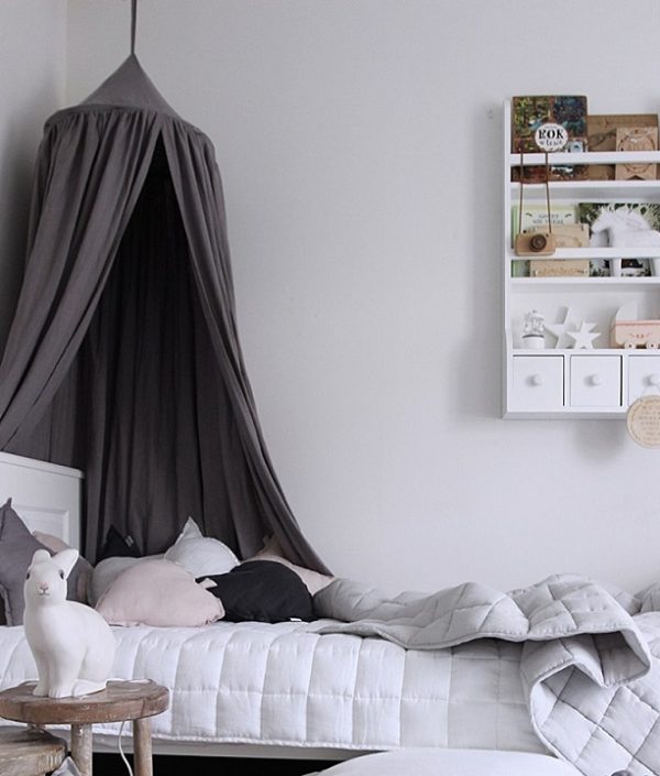 Stor shark maxi sengehimmel i lin, Cotton & Sweets
