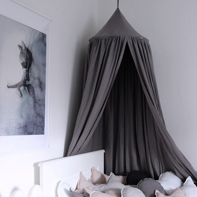 Stor shark maxi sengehimmel i lin, Cotton & Sweets - Bilde 2