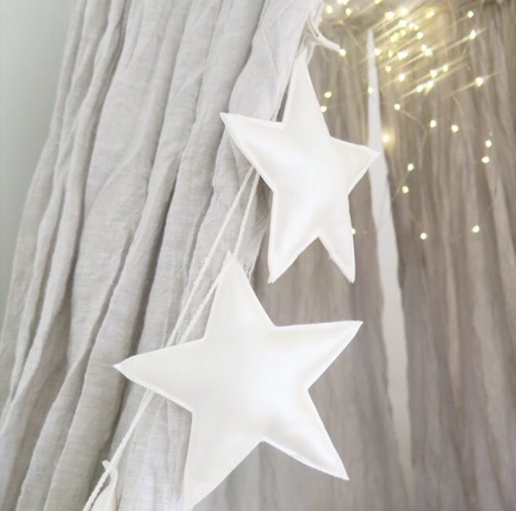 Stor shark maxi sengehimmel i lin, Cotton & Sweets - Bilde 6