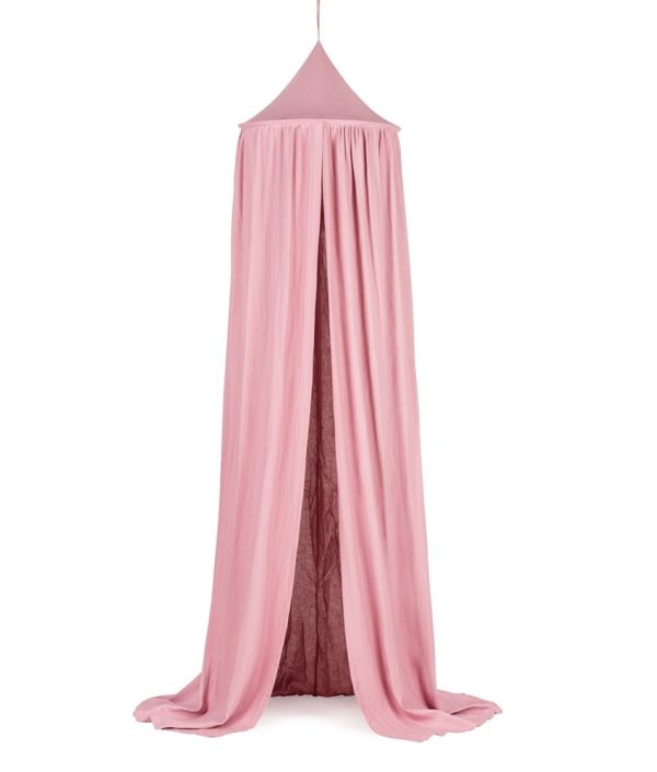 Stor blush maxi sengehimmel i lin, Cotton&Sweets