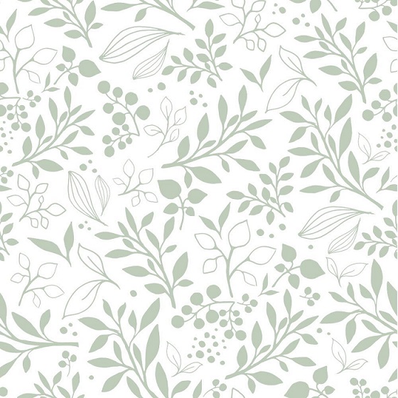 Dekornik, tapet Subtle Flowers Grey