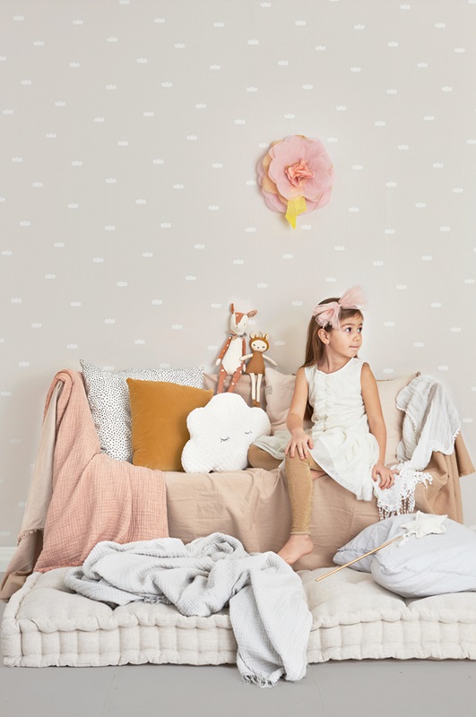 Majvillan, tapet til barnerommet June, mindful grey - Bilde 2