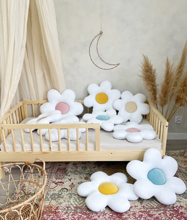 Blomputte til barnerommet, beige