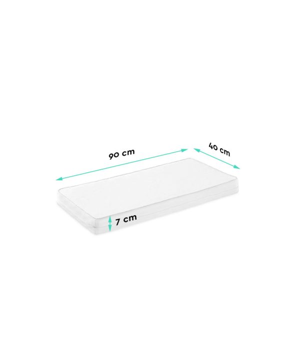 Høykvalitets madrass til bed side crib/sideseng 90x40 cm