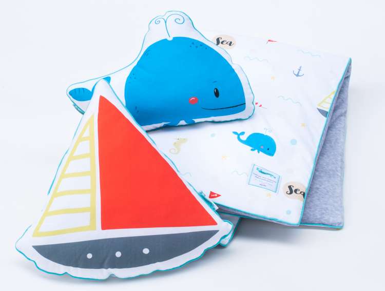 Barneteppe, babyteppe, lekematte 80x100 sea adventures - Bilde 5