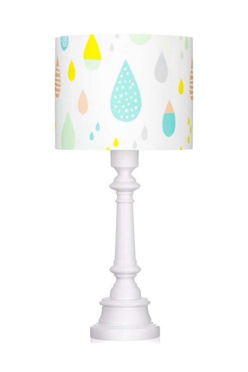Bordlampe pastel raindrops
