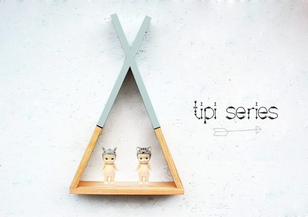 Tipi-hylle, grå
