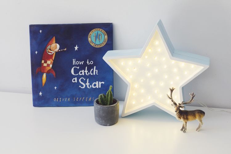 Little Lights, Nattlampe til barnerommet, Hvit stjerne - Bilde 7