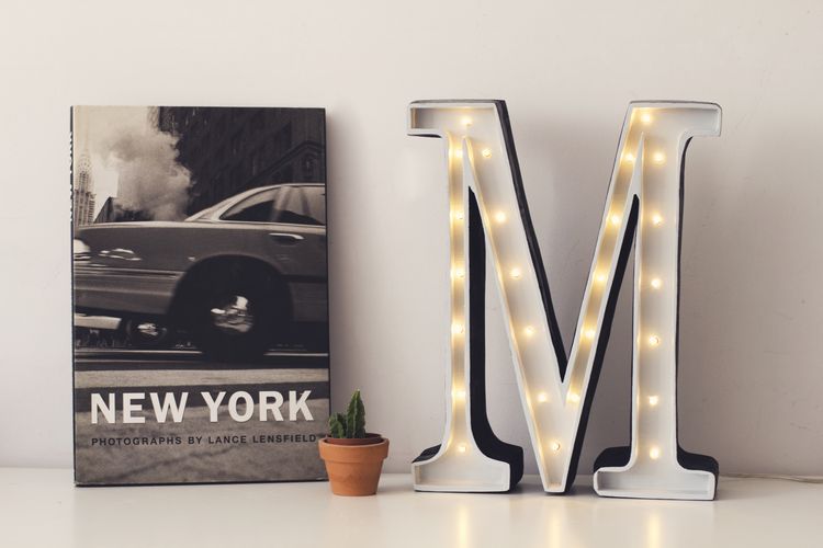 Little Lights, Nattlampe til barnerommet, Bokstav M - Bilde 2