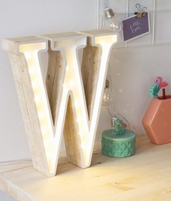 Little Lights, Nattlampe til barnerommet, Bokstav W