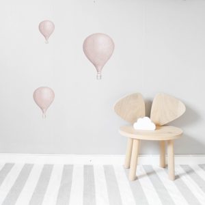 Gammelrosa Luftballonger veggklistremerker, Stickstay