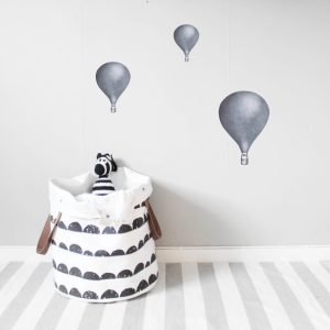 Mørkeblå Luftballonger veggklistremerker, Stickstay