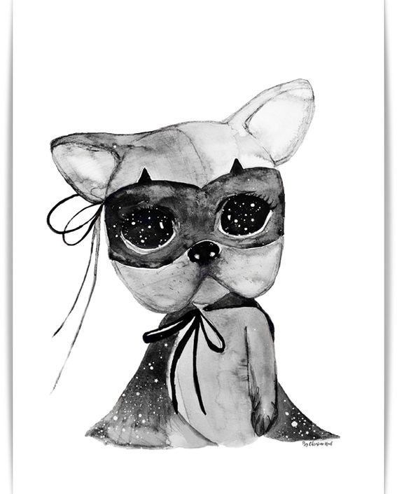 Plakat Sorro A4, By Christine Hoel, Tavle til barnerommet