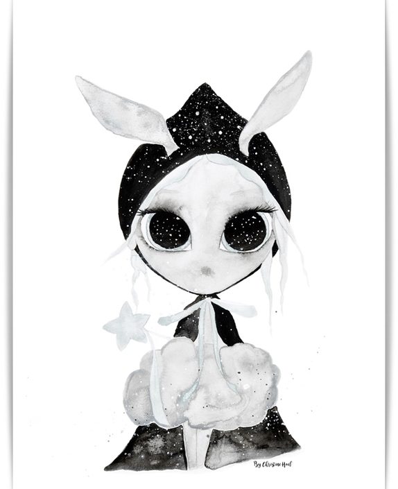Plakat Miss Galaxy A3, By Christine Hoel, Tavle til barnerommet