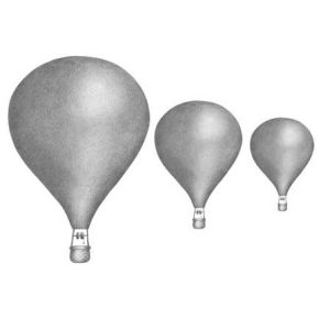 Grafittgrå Luftballonger veggklistremerker, Stickstay