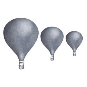 Mørkeblå Luftballonger veggklistremerker, Stickstay