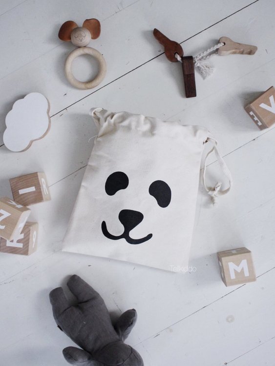 Tellkiddo oppbevaringspose liten panda - Bilde 2