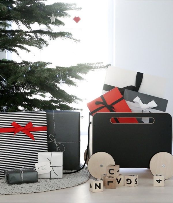 Lekeoppbevaring på hjul svart, Ooh noo