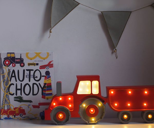 Little Lights, Nattlampe til barnerommet, Traktor Rød