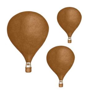 Mørkgylne Luftballonger veggklistremerker, Stickstay