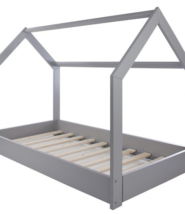 Grå barneseng 80x160 til barnerommet