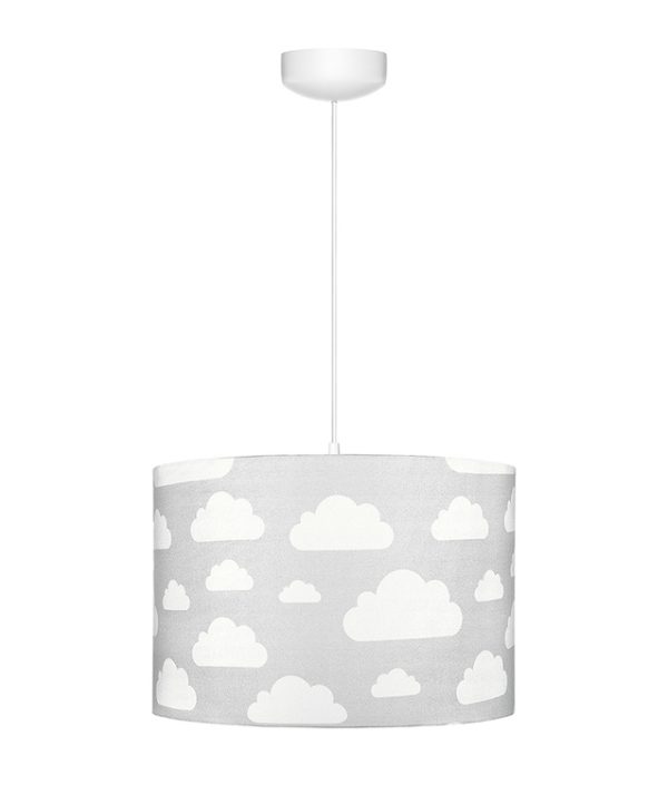 Lamps&Company, Grå taklampe til barnerommet, sky