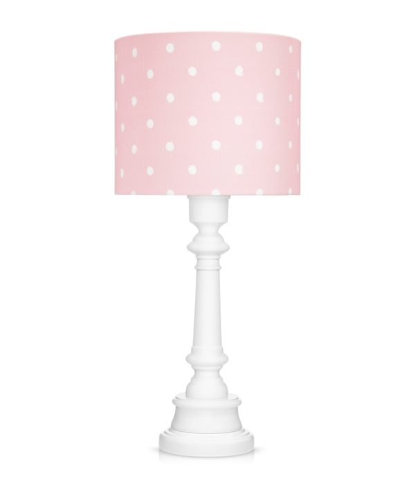 Lamps&Company, Bordlampe til barnerommet, dots pink