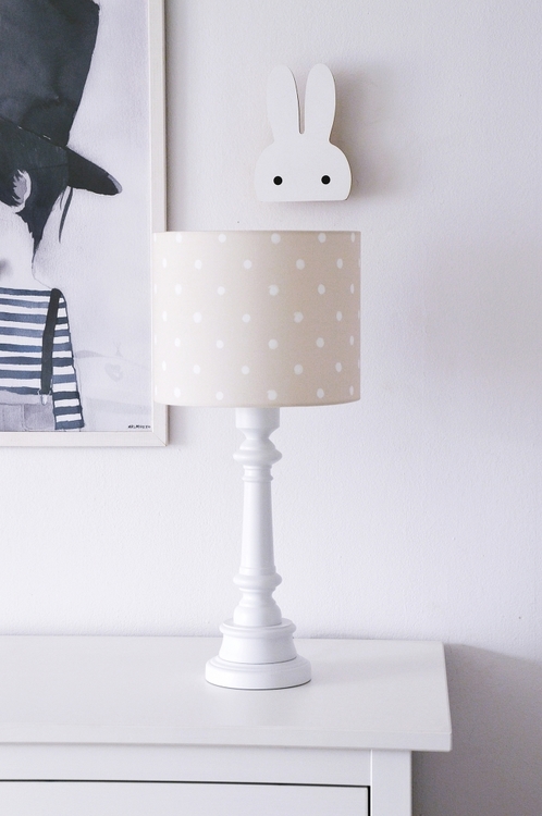 Lamps&Company, Bordlampe til barnerommet, dots beige - Bilde 4