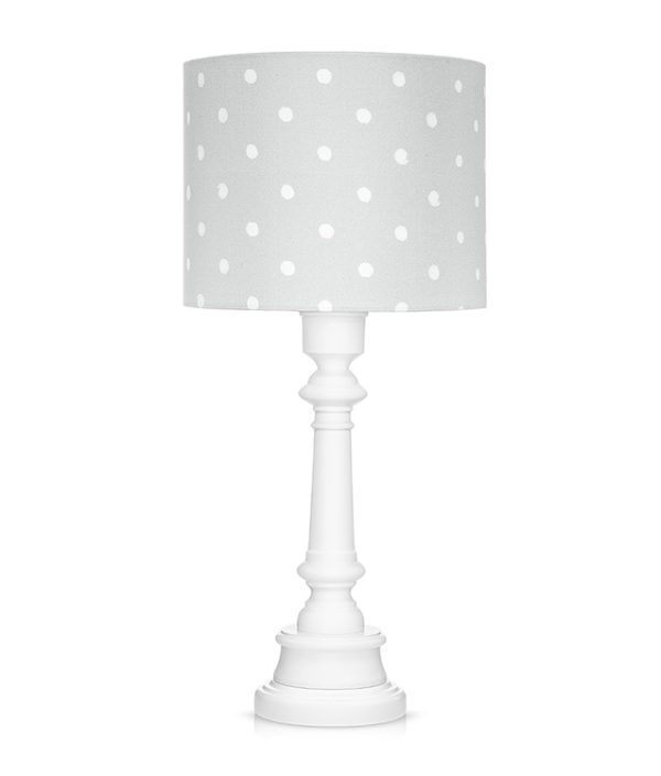 Lamps&Company, Bordlampe til barnerommet, dots grey