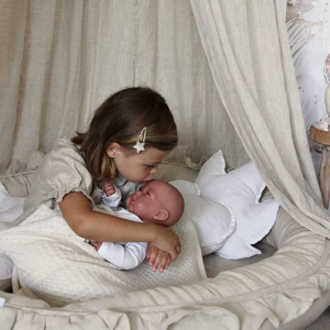 Cotton&Sweets natur/beige junior rede i 100% lin
