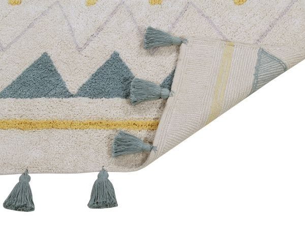 Lorena Canals, Teppe Aztec Vintage Blue