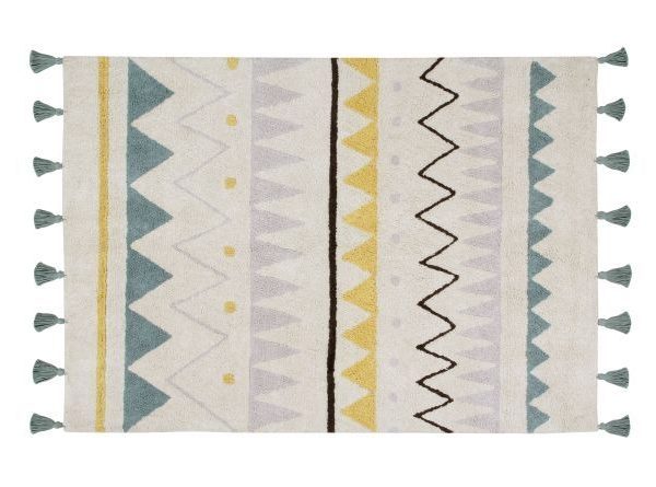 Lorena Canals, Teppe Aztec Vintage Blue