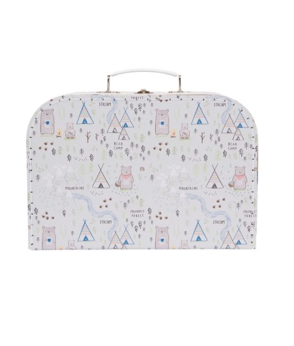 Sass & Belle, oppbevaringsbokser koffert Skog, 3-pack