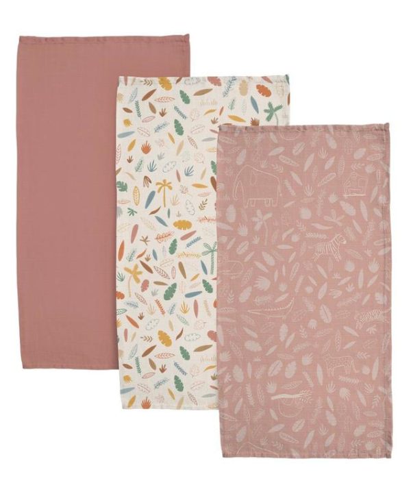 Sebra, Koseklut Wildlife 3-pakk, sunset pink