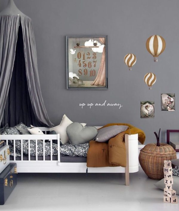 Mustard Luftballonger vintage veggklistremerker, Stickstay