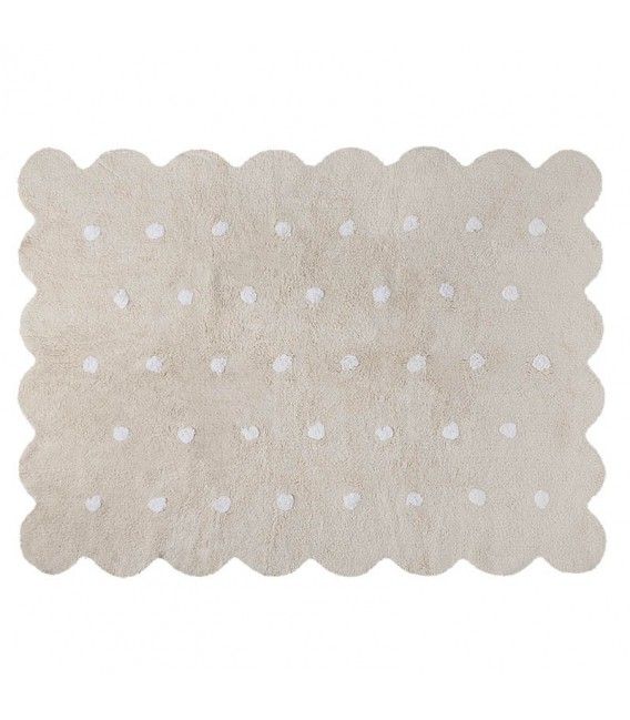 Lorena Canals teppe til barnerommet 120 x 160, Galleta beige
