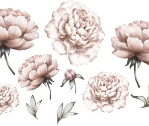 That`s Mine veggklistremerker Peony flower