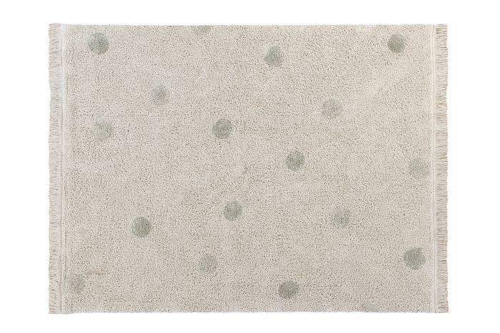 Lorena Canals, Hippie dots olive, teppe til barnerommet