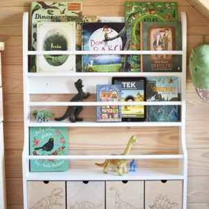 Vegghylle Dino med fire skuffer, Cameleon